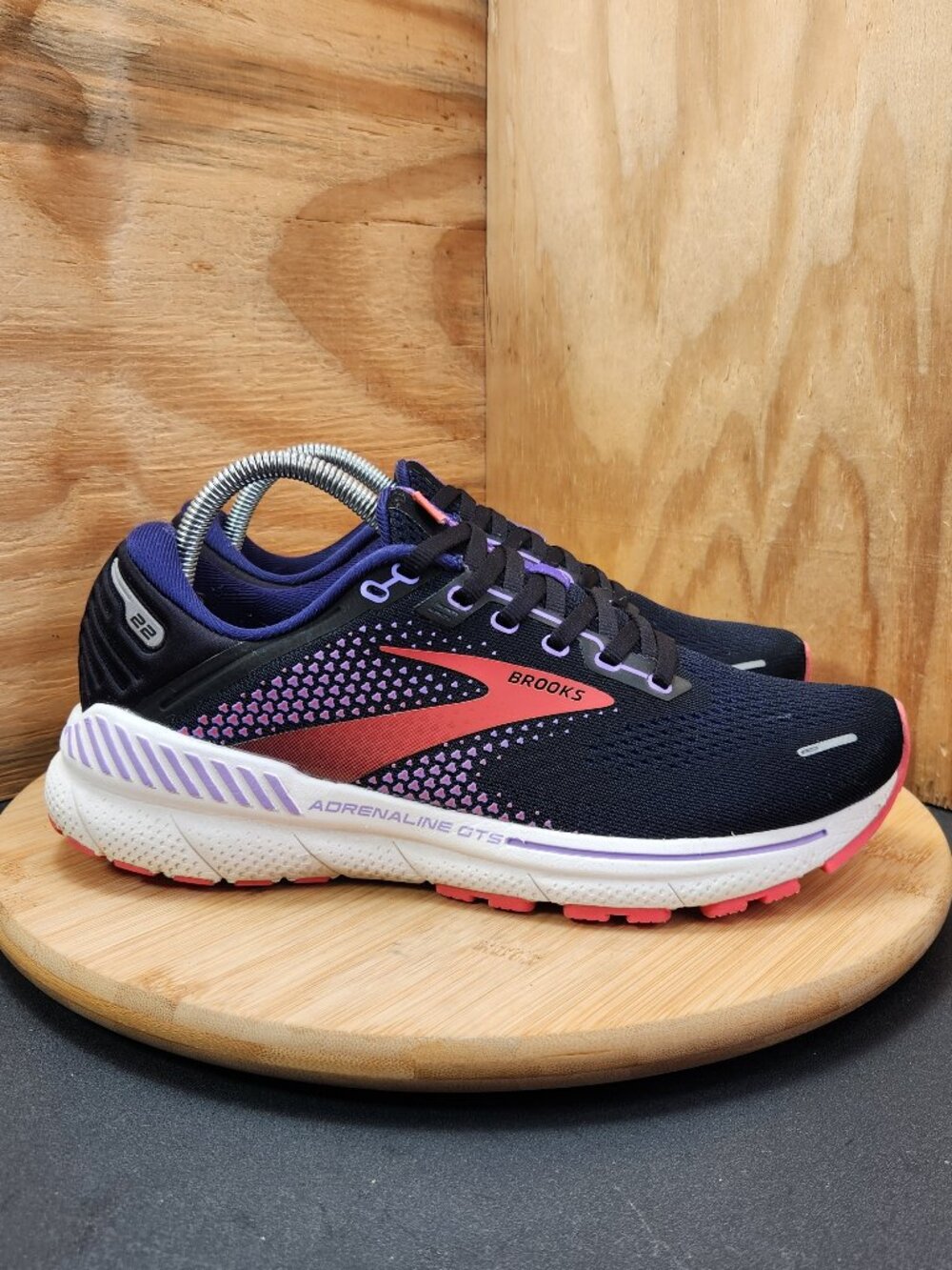Brooks Adrenaline GTS 22 Womens Running Shoes Sneakers Size 9.5 Extra Narrow 2A